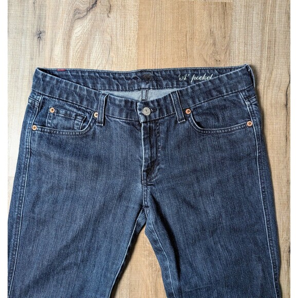 7 For All Mankind Blue Boot Cut Jeans - Picture 6 of 10